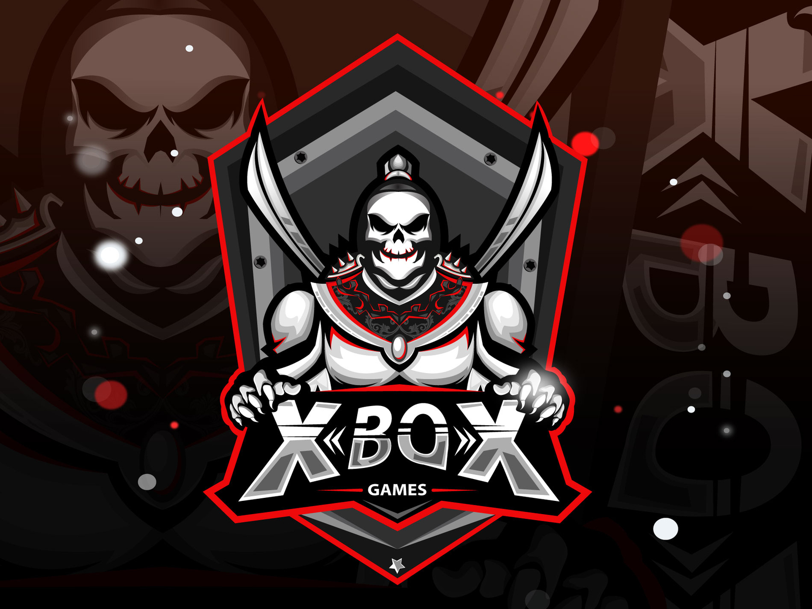 Skull Rock Gaming Logo Free Download 