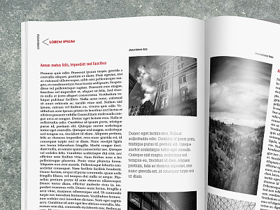 Obiettivo Crescita - Layout 02 indesign layout magazine