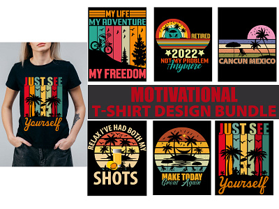 Motivational T-Shirt Design Bundle