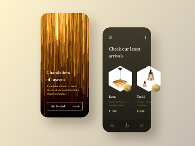 Chandelier store mobile app