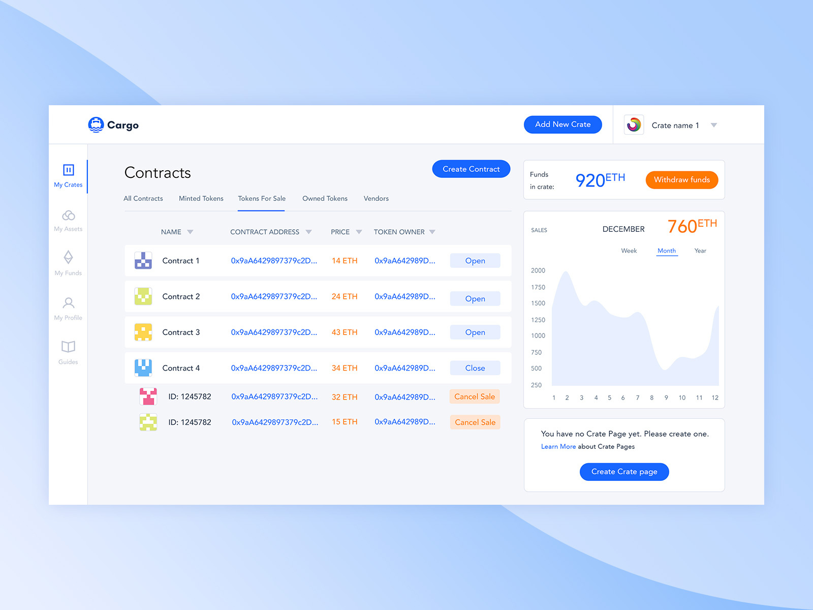 Cargo Dashboard Interface page by Juless Design on Dribbble