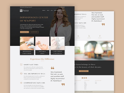 Dermatology website dermatology interface minimal minimalist minimalistic modern stylish ui ui design uidesign webdesign webdesigner website website design websites