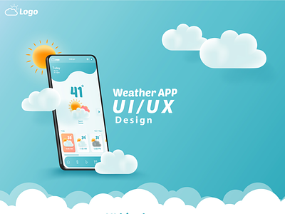 Weather APP Landing Page UI Kit