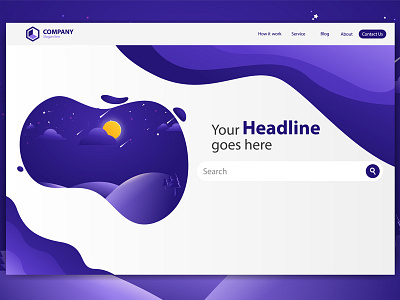 Landing page design