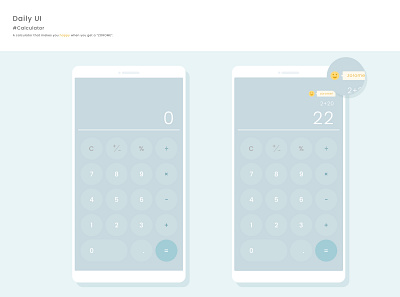 Calculator | Daily UI Challenge 001 calculator dailyui design ui