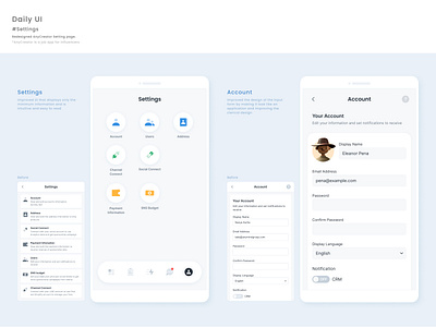 Settings | Daily UI Challenge 004 dailyui design figma mobile setting settings ui