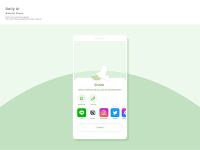 Social Share | Daily UI Challenge 007