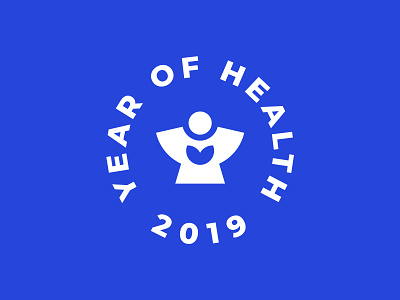 Year of health in Udmurtia city clinic event geometry health heart hospital human logo minimalism people pharmacy round year