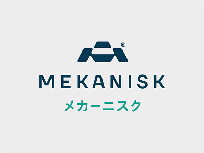 Mekanisk button click custom geometry industrial japanese key keyboard logo mechanic minimalism monogram square tech technology