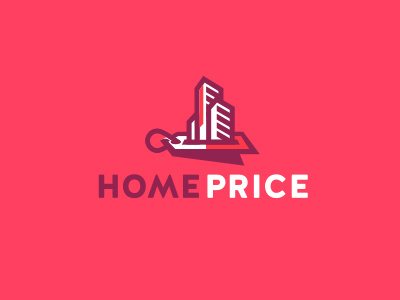 Home Price building home house label logo logotype price property sale