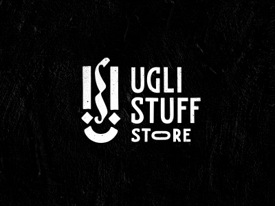 Ugli Stuff Store atmosphere calligraphy hookah lettering logo logotype monogram shop smoke stuff vape