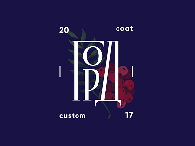 Gord brand clothes coat custom lettering logo logotype premium