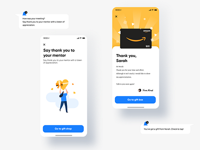 Mentor Connection appreciation design exercise mentors mentorship network socialapp ui ux