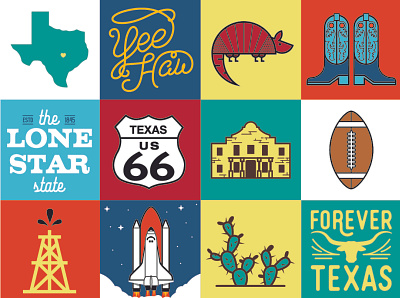 Texas Patchwork pattern branding design icons illustration pattern textile typography vector