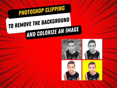Photoshop Clipping To Remove Background And Colorize An Image
