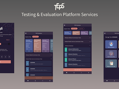 TEPS - Test Category Subscription Feature academy android ios mobile app test testing app ui ux