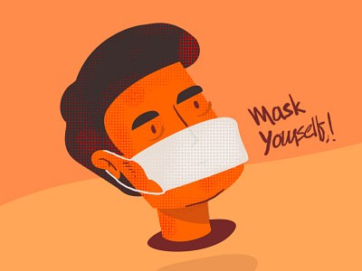 Mask yourself! artwork illustration illustration art procreate art vector illustration vectorart