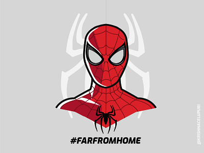 Spiderman avengers avengersendgame cartoon graphicdesign illustration illustration art logo logo design marvel portrait spiderman vector vector art vector illustration