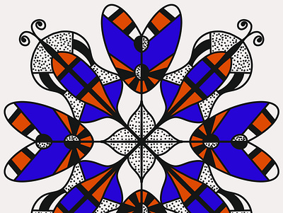 Abstract pattern 2 graphic design illustration