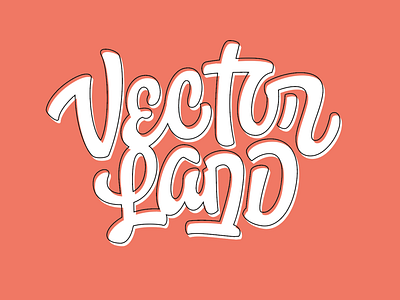 VectorLand branding custom lettering logo logotype pencil pushers typography vector vectorland vectors