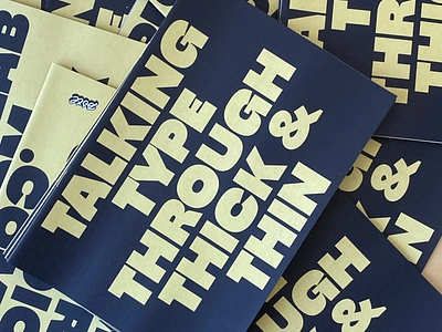 Through Thick & Thin book custom design font fonts newspaper specimen thick and thin type