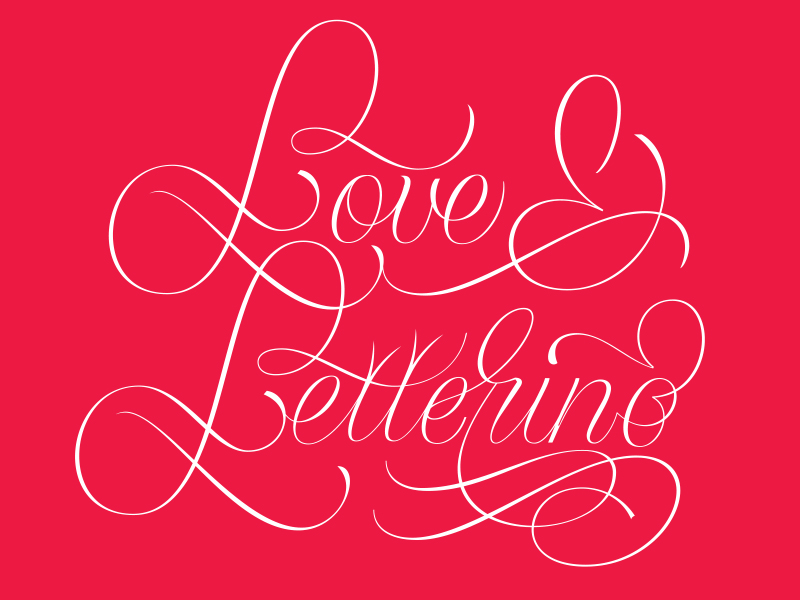 Love & Lettering by Mark Caneso on Dribbble