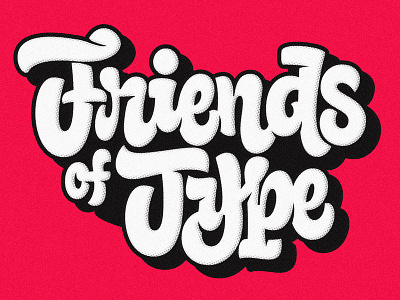 Friends of Type Takeover friends of type guest postr lettering type takeover