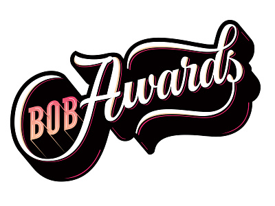 Best of the Best Awards charlotte magazine commission cover custom lettering