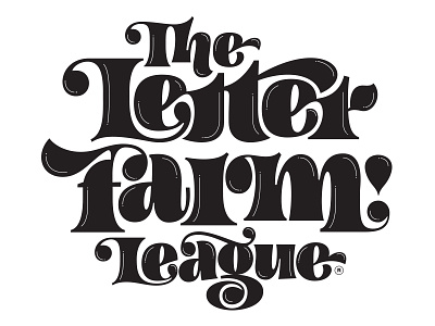 The LetterFarm League apparel custom letterfarm preorder shirt