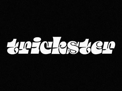 Trickster custom font pstypelab typography wip