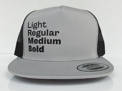 Font Weight Hat cap font hat headwear wearable