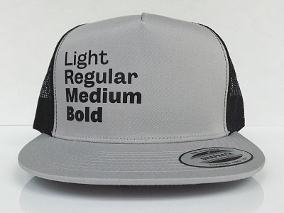 Font Weight Hat