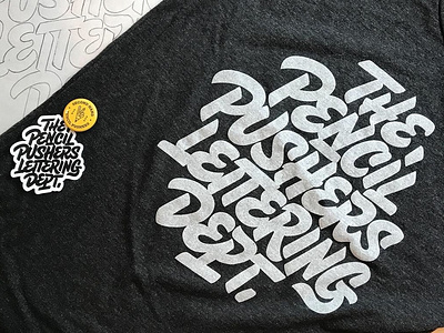 Pencil Pushers Lettering Dept. Tee