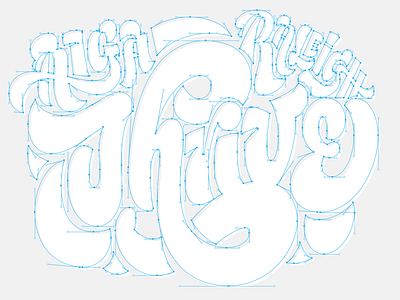 Thrive - Vector Workshop bezier collab lettering thrive vector workshop