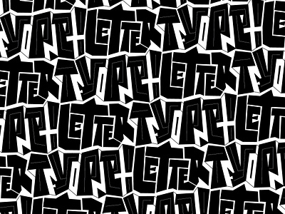 Type Font Letter Pattern custom fit font letter pattern type