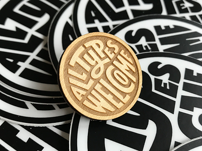 All Types Welcome Pin all types goods laser cut lettering pin pin game product welcome wood