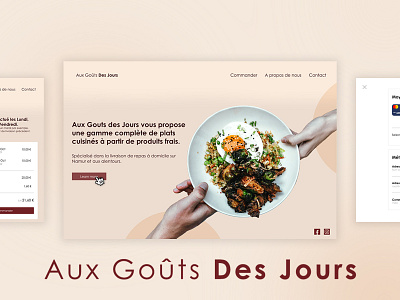 Restaurant Website - Ui branding design drink food graphic design landing page restaurant ui ux website