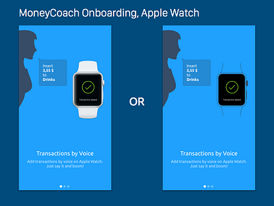 MoneyCoach Onboarding Apple Watch