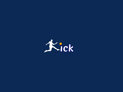 Kick concept graphic design kick logo logo design