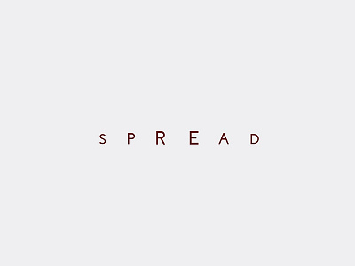 Spread concept graphic design logo logo design logotype minimalistic simple spread