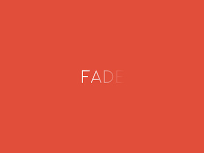 Fade concept fade graphic design logo logo design logotype minimalistic simple