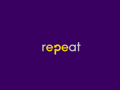 Repeat concept graphic design logo logo design logotype minimalistic repeat simple