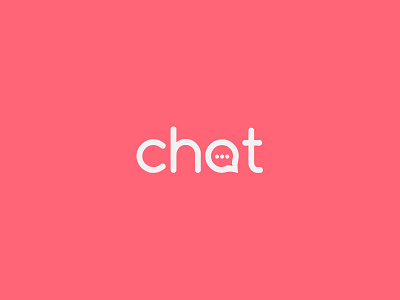 Chat chat concept graphic design logo logo design minimalistic