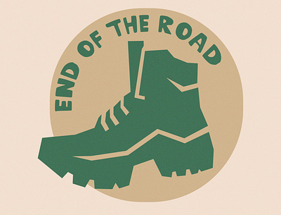 End of the Road Logo branding graphic design logo