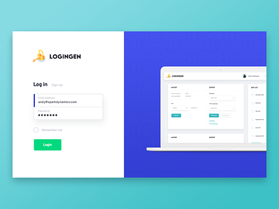 Simple Login Page for Client