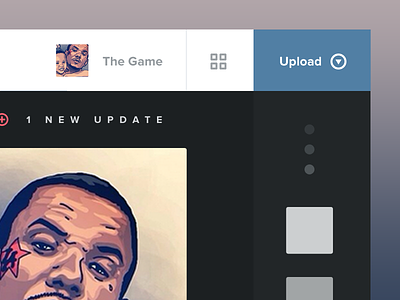 Instagram Flat Redesign (desktop) flat flat ui instagram ios7 menu re design redesign ui