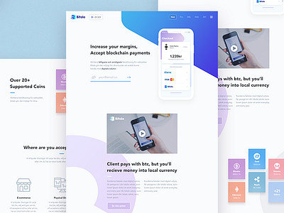 Bitala Landing page (WIP) by Nabil on Dribbble