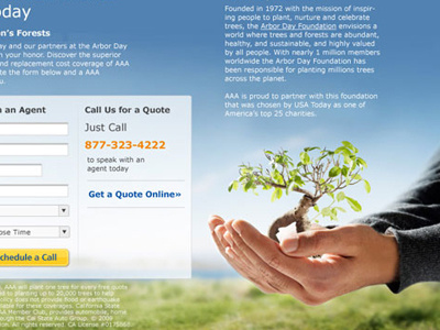 Home Insurance Landing Page landing page