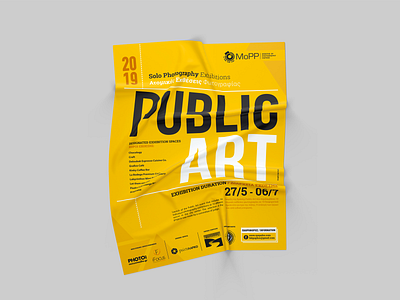 Public Art - Poster design graphic poster