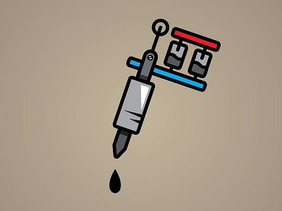 Tattoo Machine design graphic icon illustration tattoo vector vector art